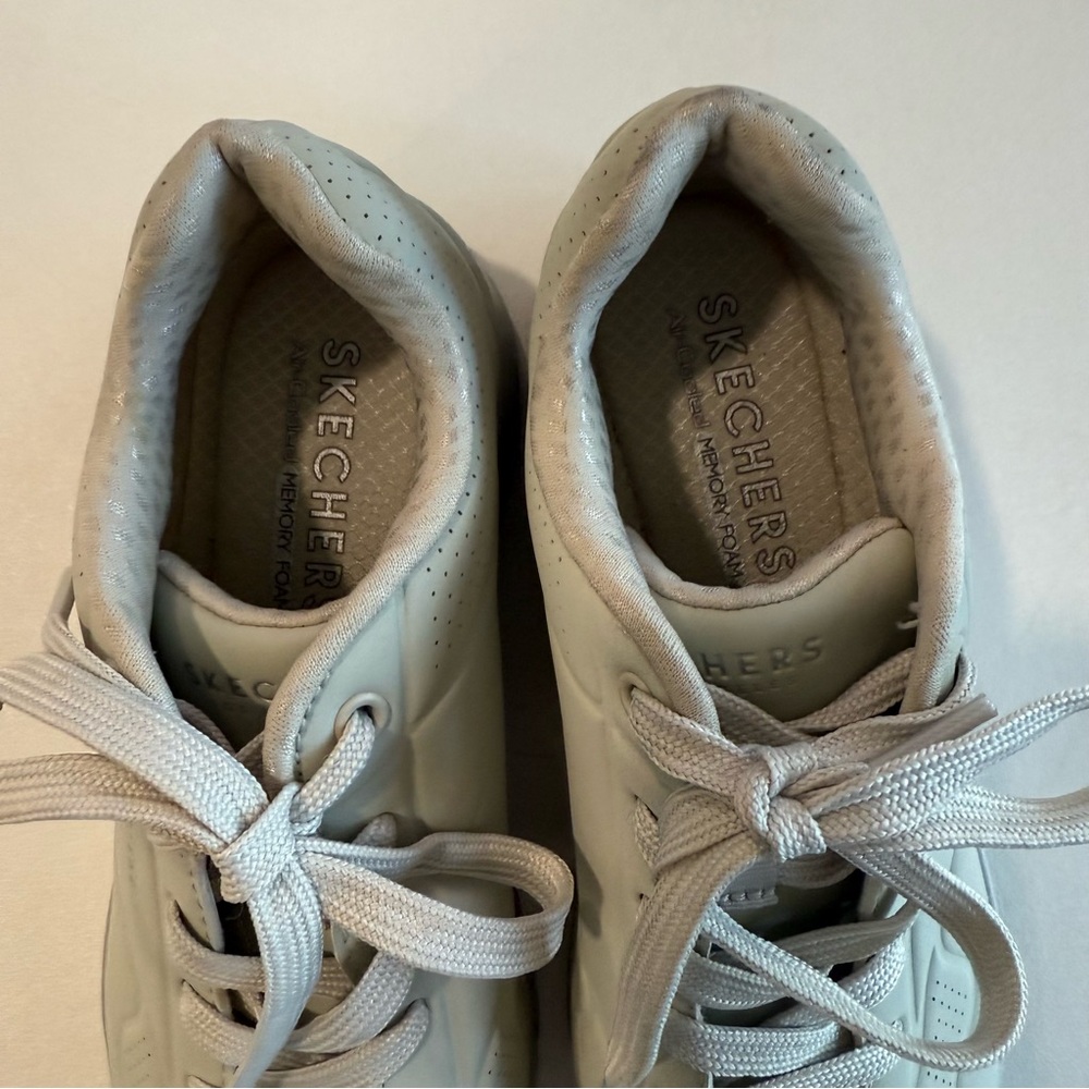 Skechers Uno Stand On Air Cream Air Cooled Memory Foam Sneakers Women’s size 7.5 - Picture 6 of 8